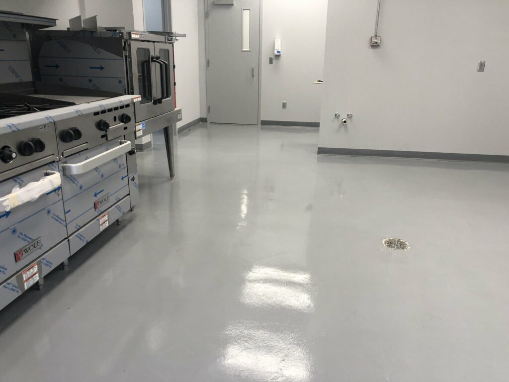 floor coating for commercial kitchen setting