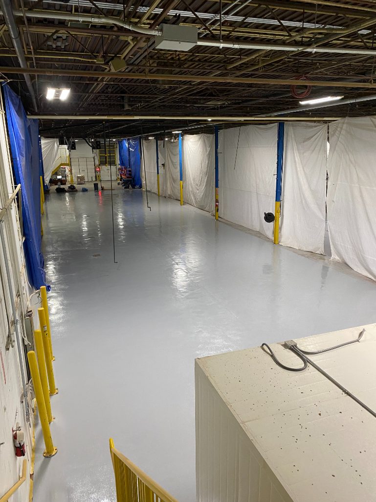 guide to keep industrial concrete floors clean in GTA Ontario